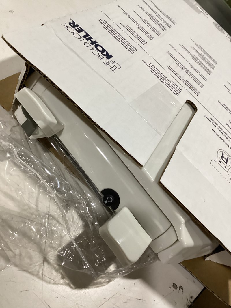 Condition photo showing Good Condition for KOHLER 24764-RL-0 Rutledge Nightlight ReadyLatch Slow Close Toilet Seat, Elongated, Quiet-Close Lid and Seat, Grip-Tight Bumpers, White Elongated White Nightlight