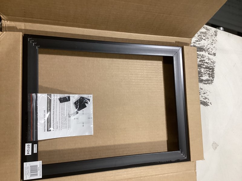 Condition photo showing Good Condition for MCS Canvas Float Frames 12x16 Canvas Black Frame, Vertical & Horizontal Wall Hanging Large for Canvas Paintings (1-Pack) Standard Frame 12x16 Black