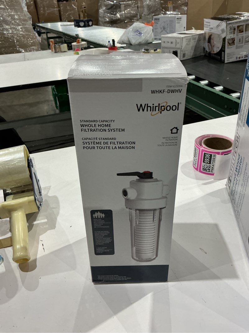 Condition photo showing Good Condition for whirlpool sediment whole house water filtration system single-stage 4-gpm