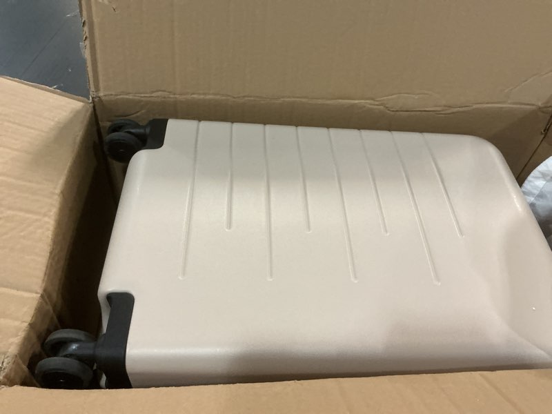 Condition photo showing Good Condition for Small Carry-On Suitcase, Tan