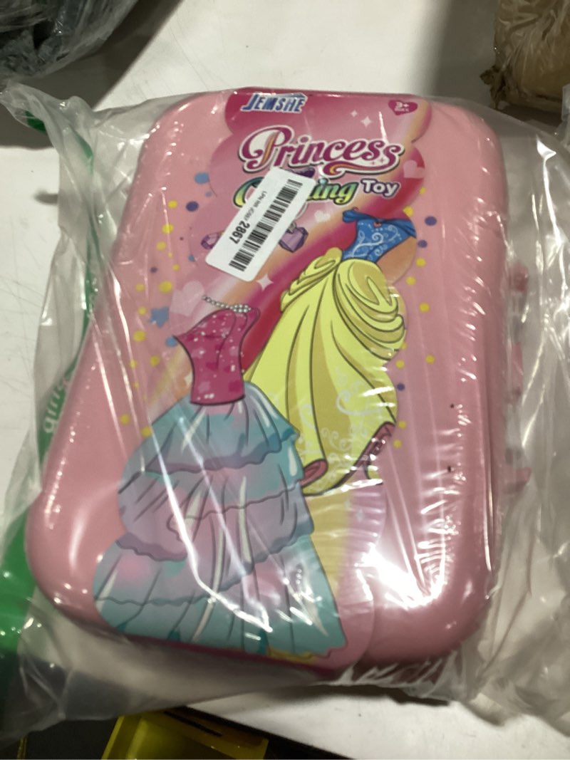 Condition photo showing Good Condition for 15 Pcs Princess Dress Up Clothes for Little Girl Role Play Costume Gift Set, Princess Mermaid Pretent Play Outfit Toys for Toddler Girls, Cosplay Birthday Party Gifts for Girls Age 3 4 5 6 7+ Year Old Purple