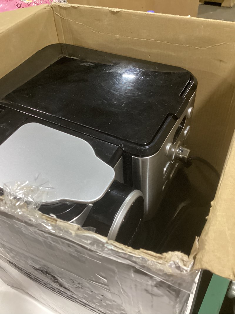 Condition photo showing As Is for Cuisinart 12-Cup Coffee Maker, Single-Serve Brewer Glass Carafe, Automatic Hot & Iced Coffee Machine, Brew Strength Control and Brew Pause, SS-16, Stainless Steel