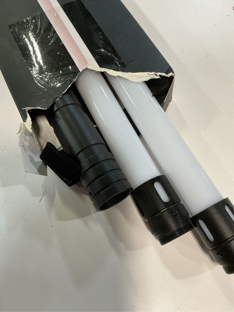 Condition photo showing Good Condition for juxaxia lightsaber, led light saber with 15 rgb colors, lightsabers for 3 modes, light sabers with connectors, lightsabers for dueling, lightsaber toy for adults, kids, 2 pack(black) adult premium edition- 2.0(metal, 38in)