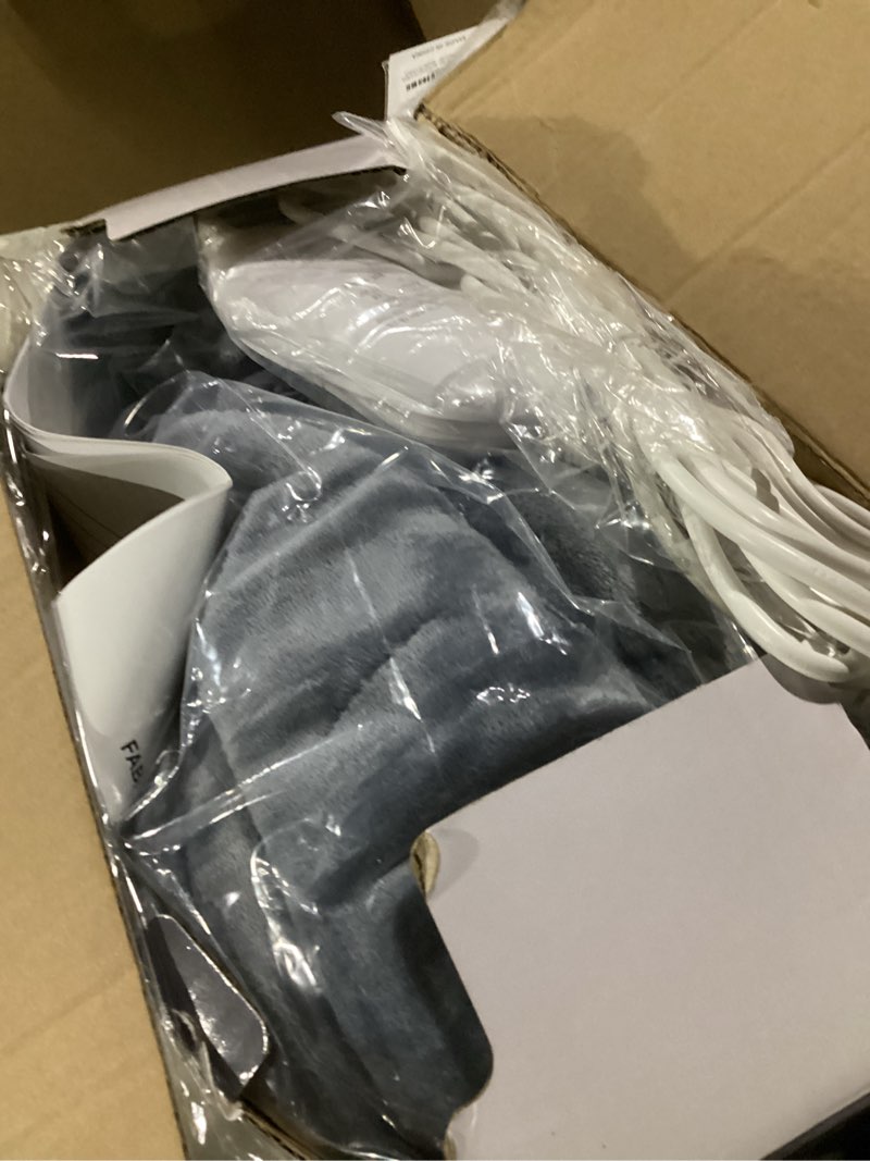 Condition photo showing Good Condition for Heated Electric Blanket Full Size - 72"x84" Flannel Heating Blanket with 10 Heating Levels & 5 Time Settings Over-Heat Protection, Winter Warmer for Adults with ETL Certification?Grey? Grey 72x84