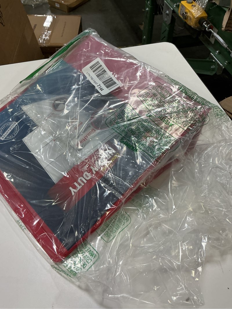 Condition photo showing Good Condition for Avery Heavy-Duty View 3 Ring Binder, 3 Inch One Touch EZD Rings, 3.5 Inch Spine, 1 Red Binder (79325) 3" Red