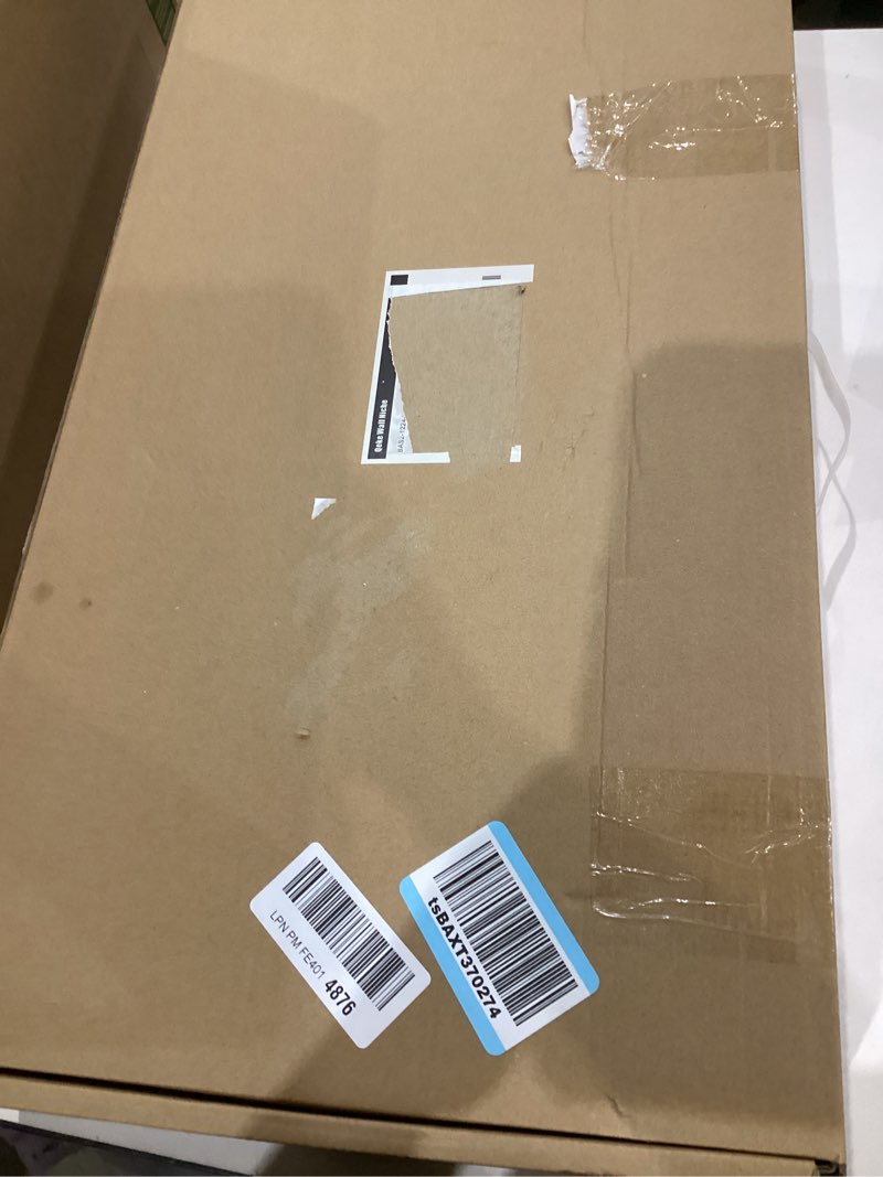 Condition photo showing As Is for Stainless Steel Shower Niche 12" X 24", No Tile Needed Arched Niche Double Shelves, Recessed Shower Shelf Arched for Shower Wall, Matte White Matte White 12X24"