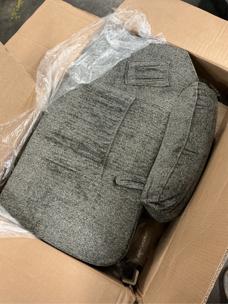 Condition photo showing As Is for (incomplete arms only)boyel living high density foam lift sofa with heat and massage 2 pockets 2 cup holder 2 remote