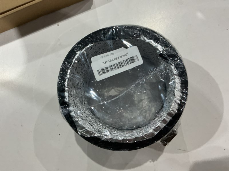 Condition photo showing New/Like New for teaierxy 6 inch 8 feet dryer vent hose,flexible insulated air ducting,vent hose pvc aluminum foil with 2 clamps for hvac ventilation(black)