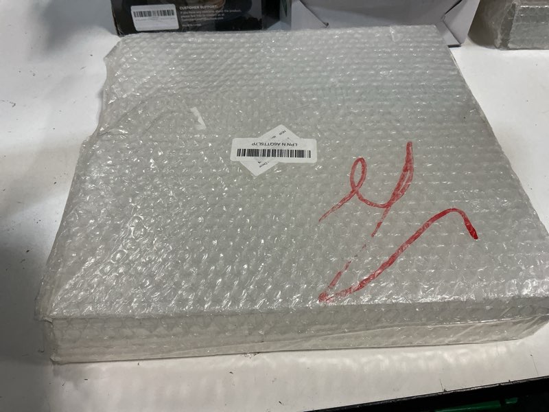 Condition photo showing item condition for PINGEUI 8 PCS 12 x 12 x 1/4 Inch Clear Acrylic Plexiglass Sheets, Durable Square Cast Plexiglass Panels, Plastic Plexiglass Board with Protective Films for DIY Projects, Signs, Home Decor