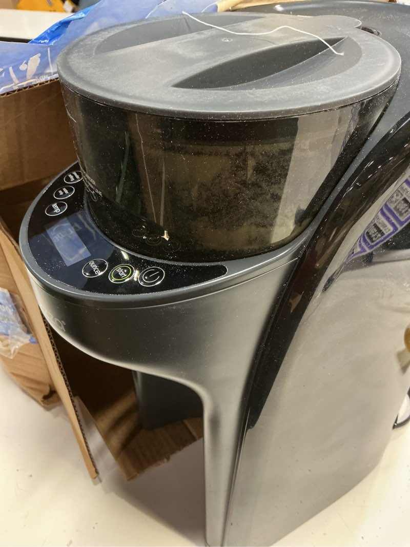 Condition photo showing As Is for baby brezza formula pro advanced wifi formula dispenser - automatically mix a warm formula bottle from your phone instantly – easily make bottle with automatic powder blending machine, black