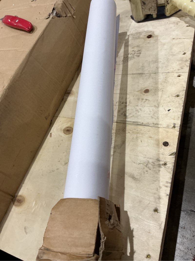 Condition photo showing As Is for kate seamless paper backdrop for photography white photo backdrop paper (106.8''x32.8' arctic white)