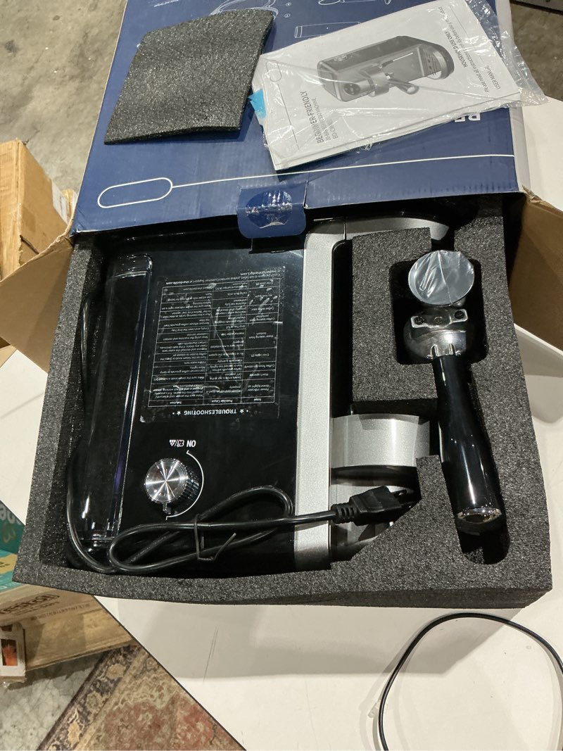 Condition photo showing As Is for shardor espresso machine 20 bar, touchscreen expresso coffee machines with steam milk frother for home, espresso coffee maker for cappuccino, latte, 40oz removable water tank, silver & black