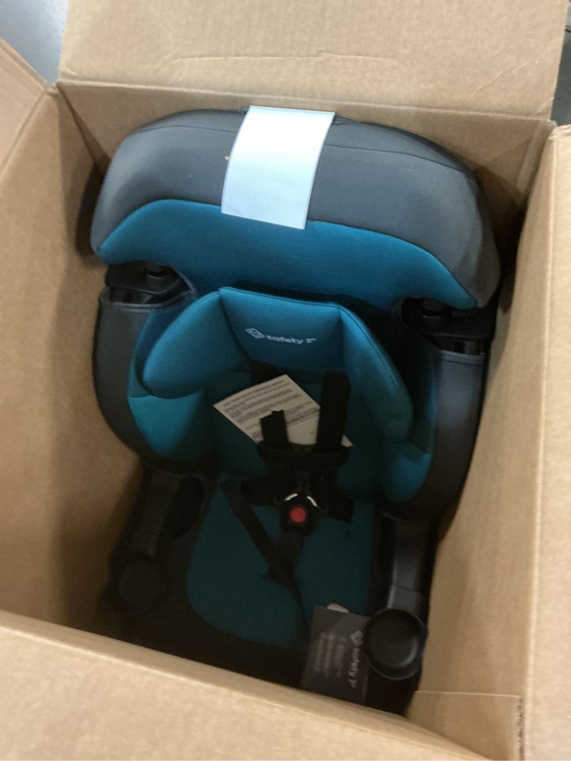 Condition photo showing Good Condition for safety 1st grand 2-in-1 booster car seat, converts from high back to belt-positioning booster, high back seat for kids 40-65, and belt-positioning 40-100 pounds, capri teal