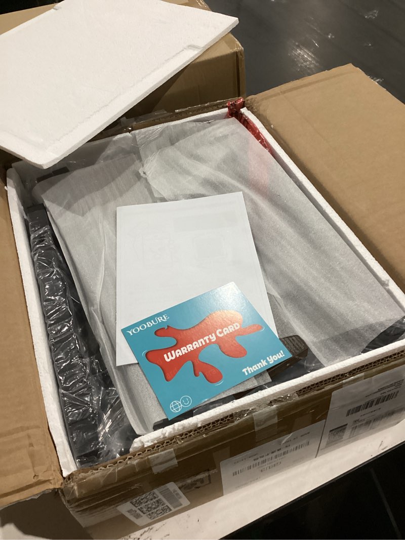 Condition photo showing New/Like New for Yoobure Nightstand with Charging Station, Small Night Stand with Fabric Drawers and Storage Shelf for Bedrooms, Small Spaces, Bedside Table with USB Ports & Outlets Vintage Brown