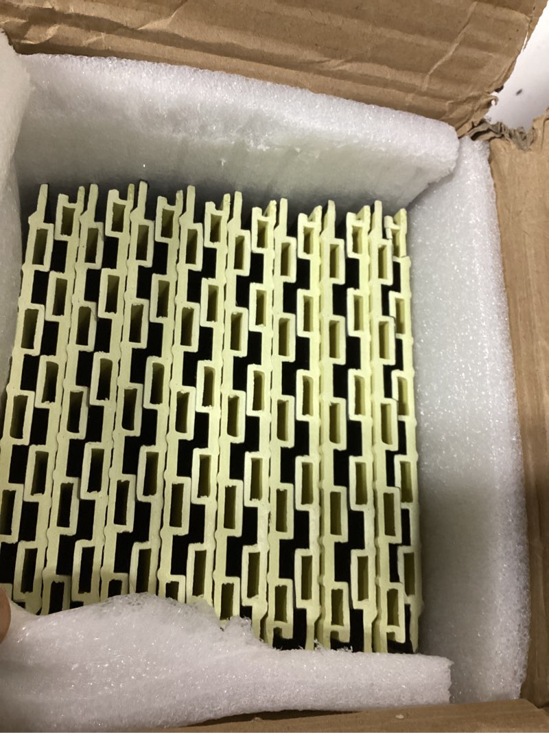 Condition photo showing Good Condition for art3d 16-pack 48" x 6" wpc wall panels, modern accent wall paneling, decorative wainscoting panels for interior wall decor, living room, bedroom, office, covering 32 sq.ft, black black 48" x 6" 16