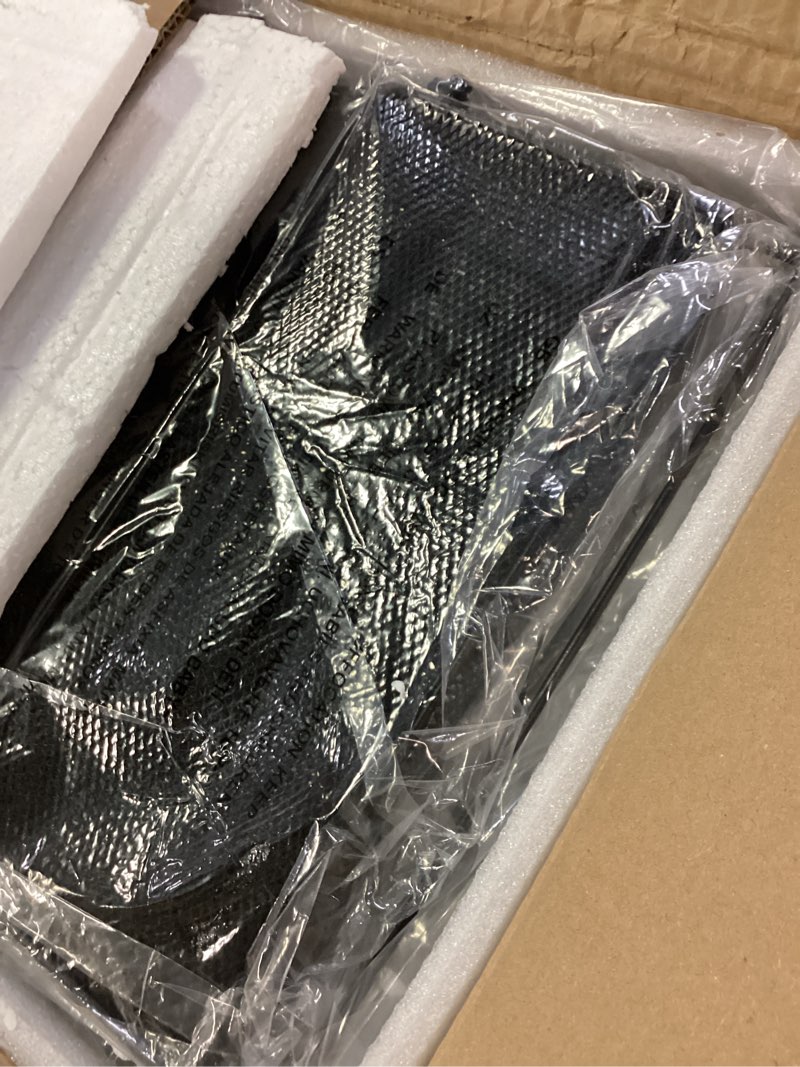 Condition photo showing New/Like New for Goovilla Kitchen Cart with Drawers, 4 Tier Metal Rolling Utility Cart Organizer on Lockable Wheels with Wooden Top, Black Fruit Vegetable Storage Rack Also for Cans, Snack, Craft, Art, Office, Beauty