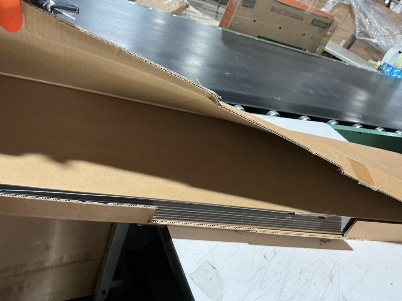 Condition photo showing Good Condition for modern wood slat wall panels, peel and stick acoustic panels, self-adhesive wall covering, natural wood finish 8 pack (oak)