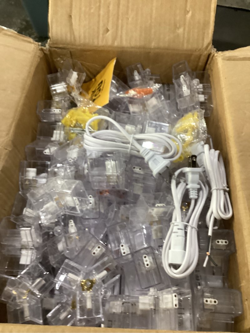 Condition photo showing As Is for similar to  stock photo hyperlite gen 2 hexagon led lights: 168w 16800lm 5 grids diy hexagon led lights, 6500k ultra bright, easy install, durable design for garage, car detailing, workshops, exhibition hall, gym