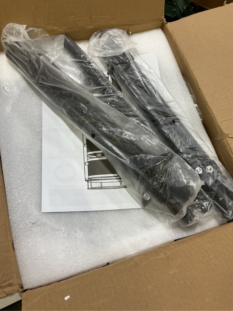 Condition photo showing Good Condition for SNTD Fruit and Vegetable Basket Bowls for Kitchen with Metal Top Lid, 5 Tier Rotating Storage Rack Cart for Potato Onion Bread Banana, Wire Basket Organizer on Wheels, Large, Black