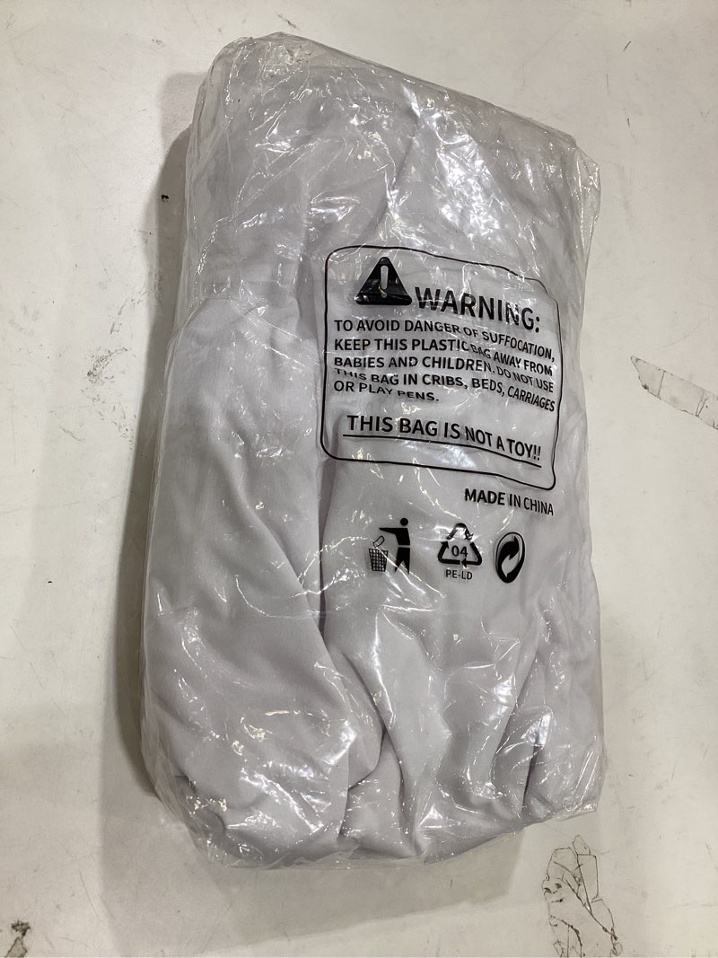 Condition photo showing New/Like New for smiry spandex tablecloth, elastic fitted stretch tablecloth for 6ft rectangle tables, waterproof washable table cover skirt for outdoor, wedding, banquet & parties (white, 72lx30wx30h inch) 72" x 30" (rectangular) white