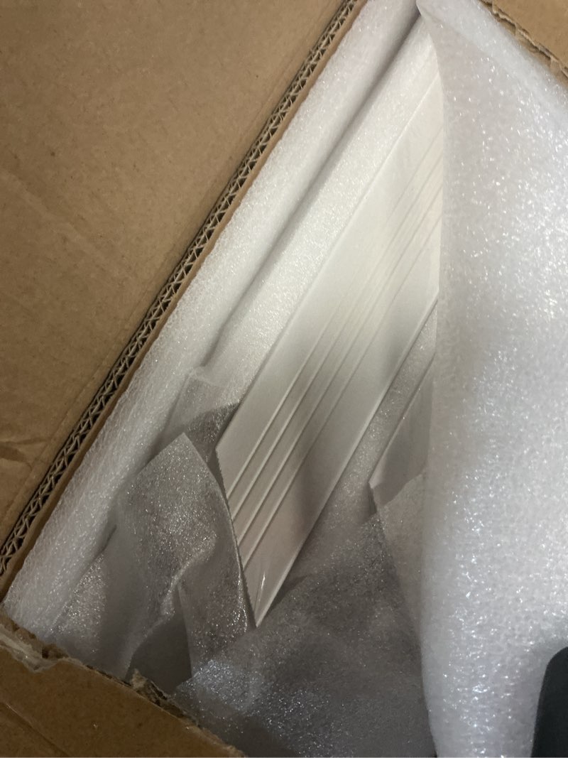 Condition photo showing Good Condition for art3d pre-cut wall molding set of 6 pcs, ready-to-assemble wainscoting panels for interior wall décor living room bedroom accent wall - installed with glue, 3 top 3 bottom