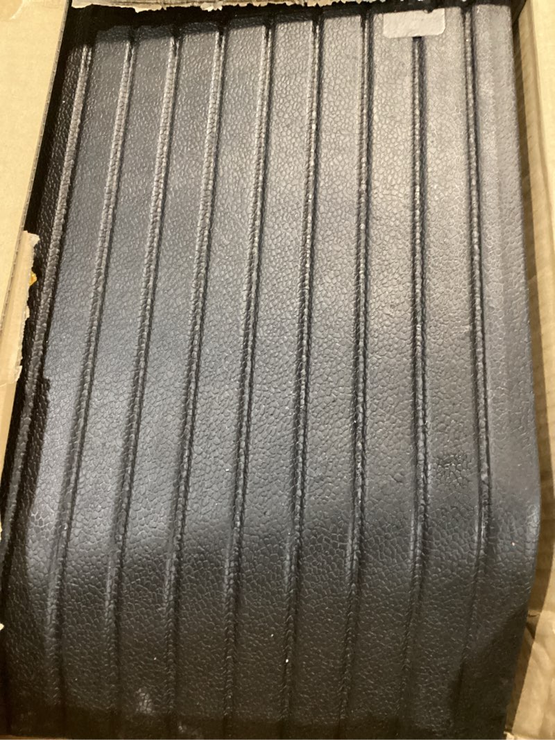 Condition photo showing Good Condition for vevor 3.5" rise threshold ramp doorway, recycled rubber power wheelchair ramp 3 feet long, 33069lbs load capacity, non-slip surface rubber solid threshold ramp for wheelchair and scooter