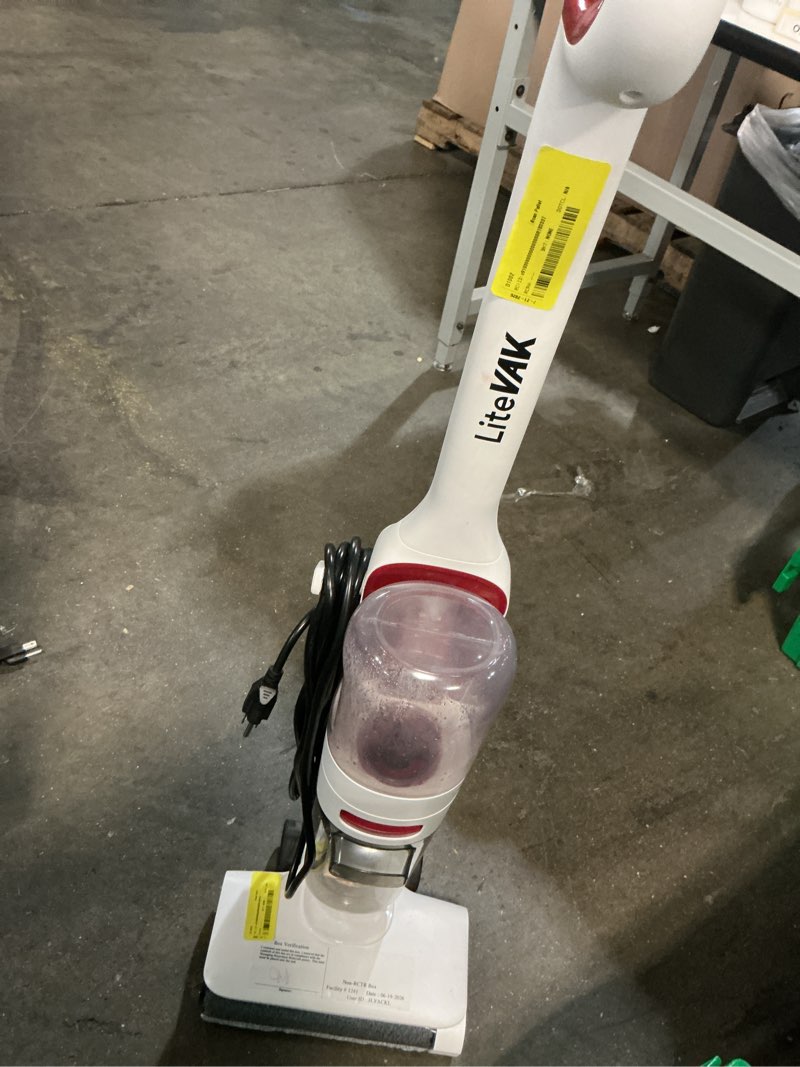 Condition photo showing As Is for tineco wash litevac wet dry corded vacuum & mop with xl tanks for hard floors