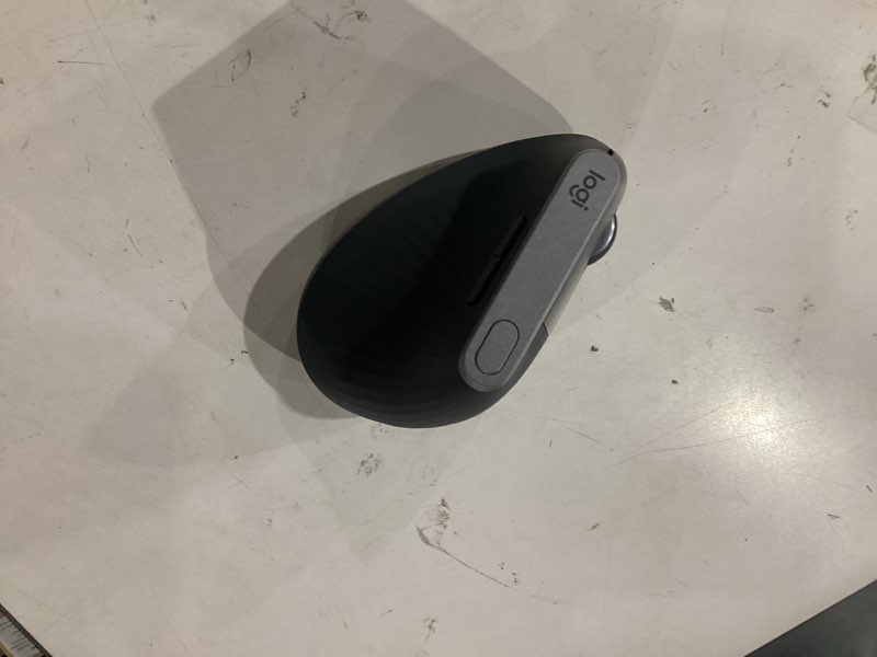 Condition photo showing Good Condition for *missing parts only mouse*logitech mx vertical wireless mouse – ergonomic design reduces muscle strain, move content between 3 windows and apple computers, rechargeable, graphite 1