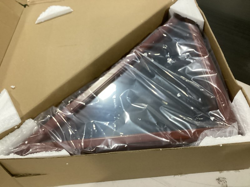 Condition photo showing Good Condition for glass front flag display case for burial flag - wall mounted 9.5 x 5 feet flag box for american veteran flag and folded flag display - ideal for honoring military service (mahogany)