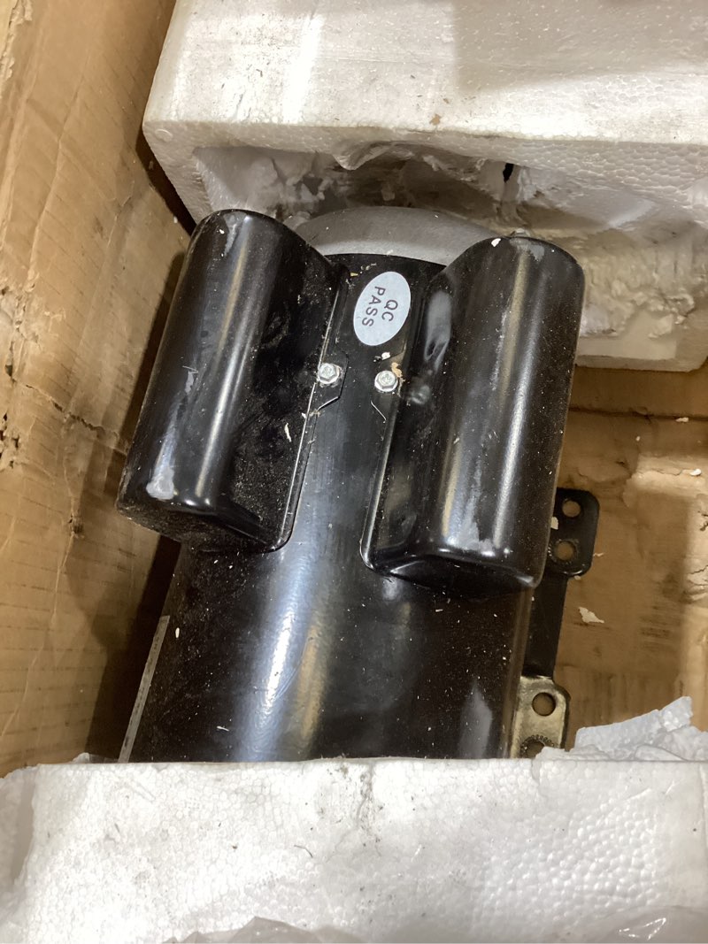 Condition photo showing Good Condition for 5hp compressor motor 4766947400 47669474001 compatible for ingersoll rand 230v 3450rpm, 24.1/24.9 amps, 184 fr, 7/8'' shaft