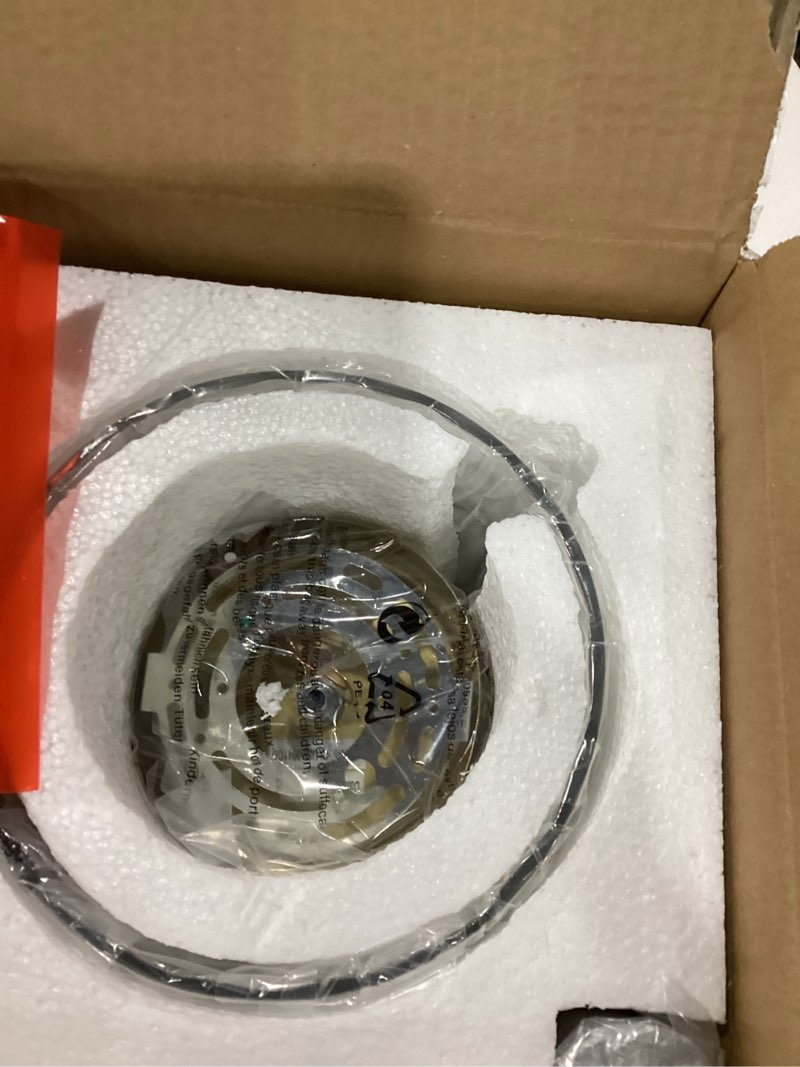 Condition photo showing New/Like New for WILON Pendant Light Fixtures,Glass Pendant Lighting for Modern Kitchen Island Adjustable Hanging Ceiling Light 7" Hammered Glass Shade Pendant Lights for Dining Room Kitchen Sink, Gold Metal Finish Gold 1-Light-Large