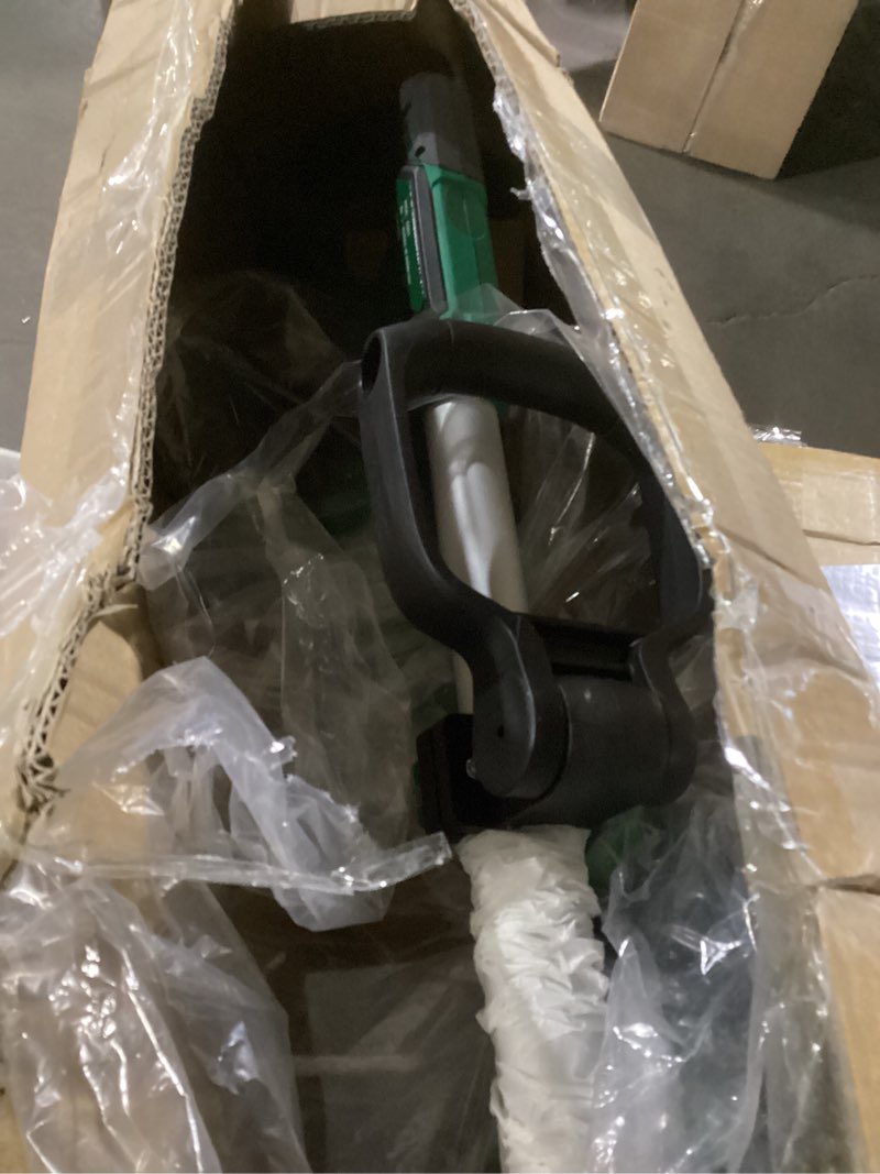 Condition photo showing As Is for k i m o. cordless leaf blower and vacuum combo 4 in 1, 3 nozzles for inflation and deflation, 190mph/260cfm, smart panel w/ 3modes, 20" extended tube, 2pack battery operated leaf blowers for lawn care 260 cfm*2 battery