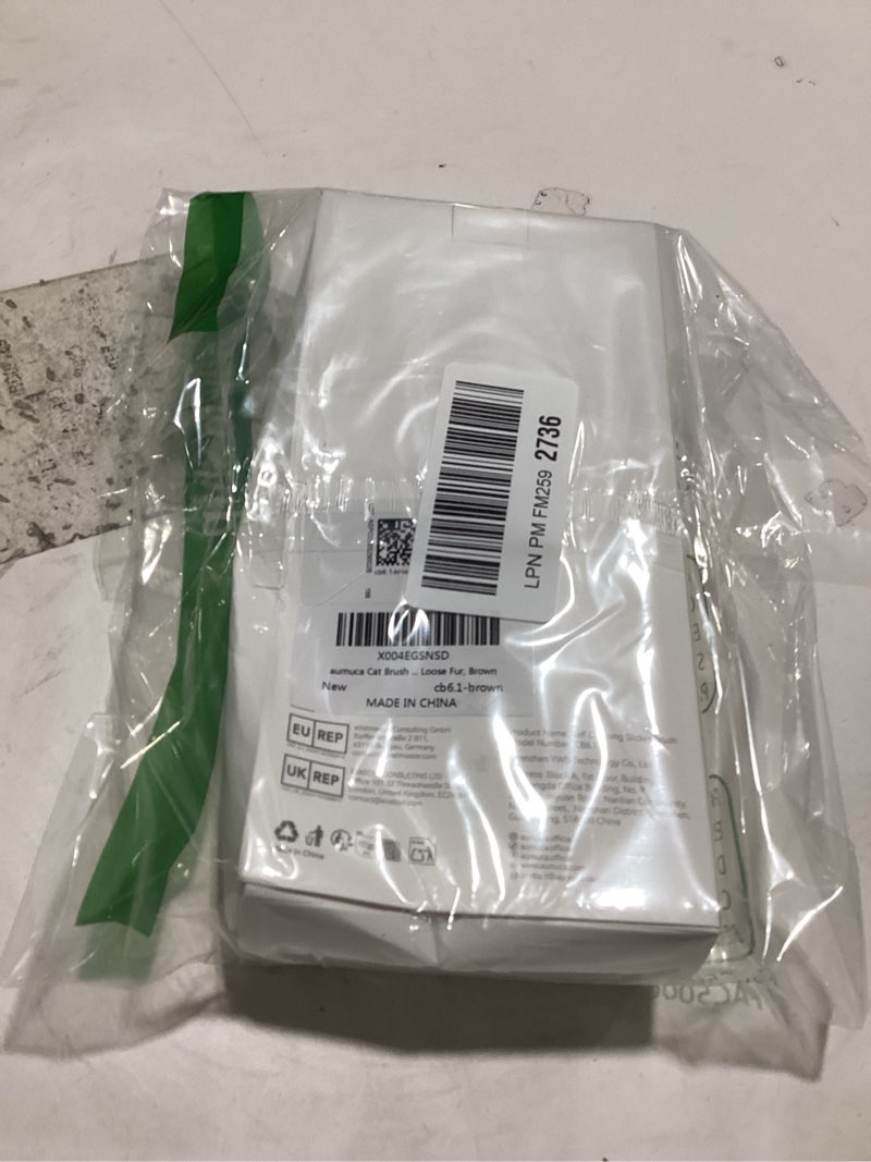 Condition photo showing Good Condition for Aumuca Cat Brushes for Indoor Cats Dog Hair Brush for Shedding Long or Short Haired Cats Grooming Deshedding Brush for Dog Kitten Horse Massage Removes Loose Fur, Brown