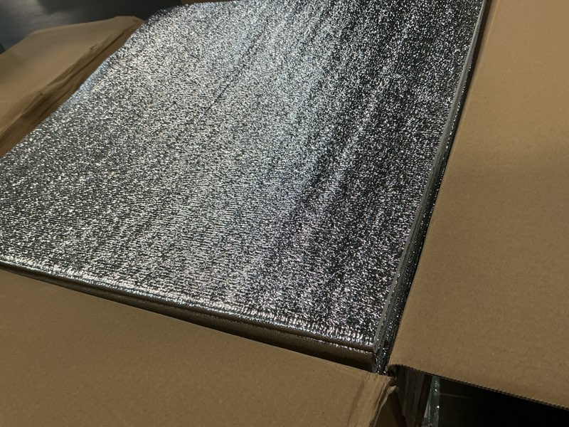 Condition photo showing Good Condition for garage door insulation kit, pre-cut 6mm thick epe foam with double aluminum foil, energy saving insulation panels, heat & cold barrier, easy diy install with tape & scraper (24" x 48", 8 pcs)