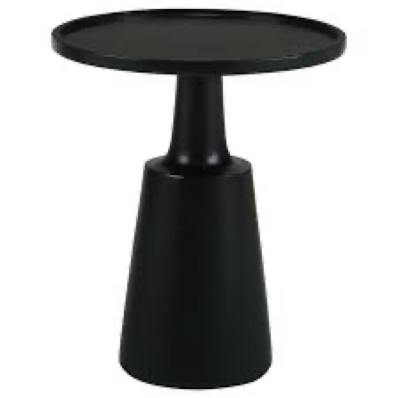 Daschle ACCENT TABLE BASE, BLACK STAIN, BOX 2 OF 2
