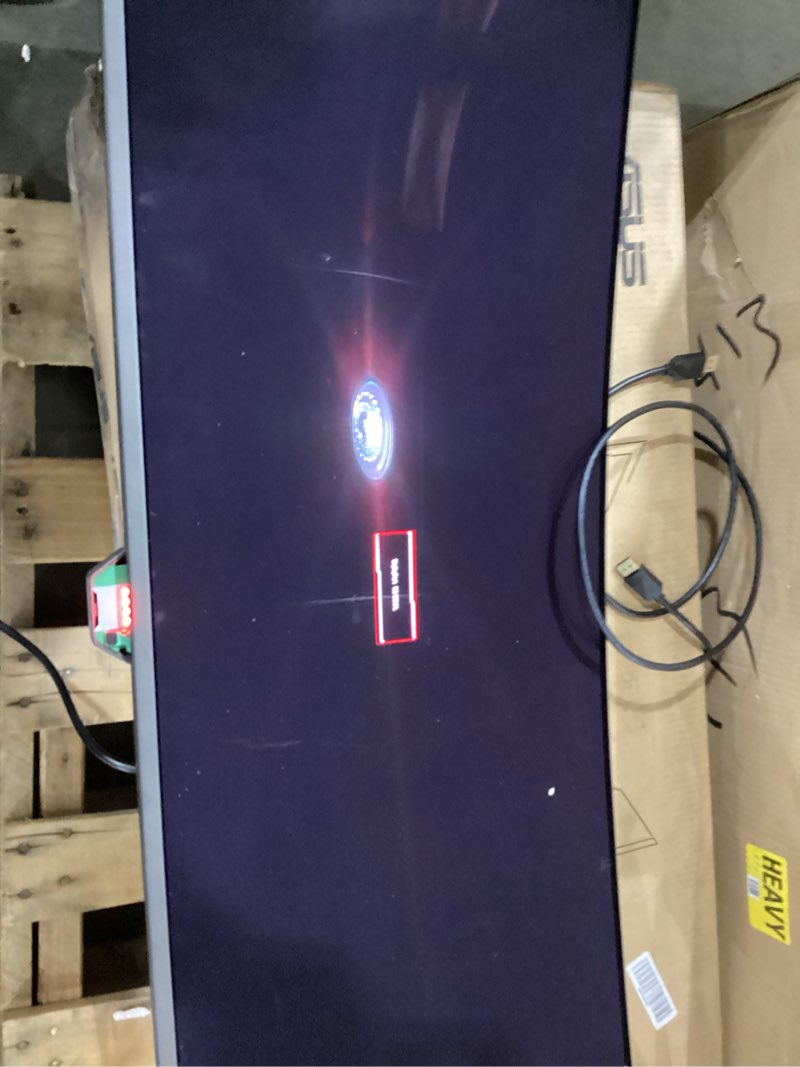 Condition photo showing Good Condition for asus rog strix 34” ultrawide qd-oled hdr gaming monitor (xg34wcdg) - 3440x1440, 175hz, 0.03ms, oled care pro, true 10-bit, g-sync compatible, displaywidget, extreme low motion blur, 3 yr warranty 34" cruved oled uwqhd 175hz