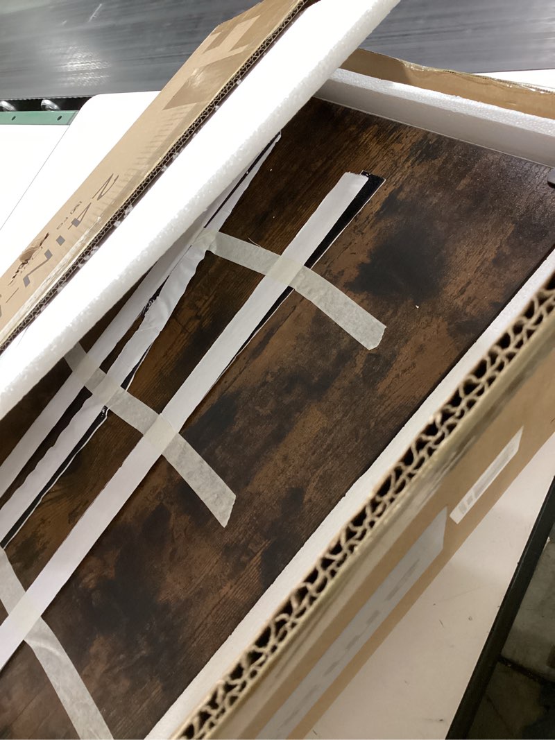 Condition photo showing Good Condition for Piskyet Dog Crate Topper Wood Countertop for 48 42 36 30 24 inch Dog Cage, Dog Crate Cover,Dog Kennel Topper(Crate Not Include) (Rustic Brown, for 24 Inch Crate) 24.0"L x 18.2"W x 0.6"H Rustic Brown