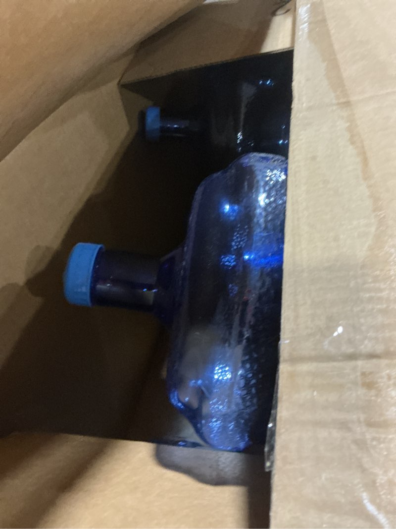 Condition photo showing Good Condition for Bokon 2 Pieces gallon water jugs Round Plastic Water Bottle with Handle Screw Cap Reusable Large Capacity Bottle for Camping Outdoor Travel Gym Use 5 Gallon