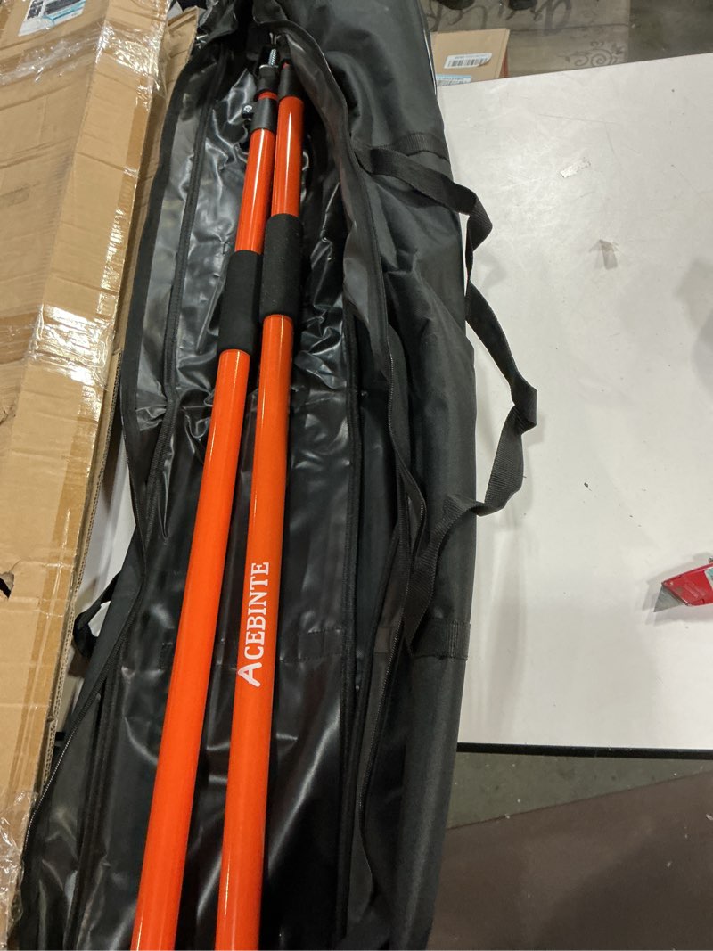 Condition photo showing As Is for 2PK Steel Telescopic Adjustable 3rd Hand Support System, Supports up to 154 lbs, Extends from 49 Inch to 114 Inch for Construction Rods, Cabinet Jacks, Cargo Bars, Drywalls