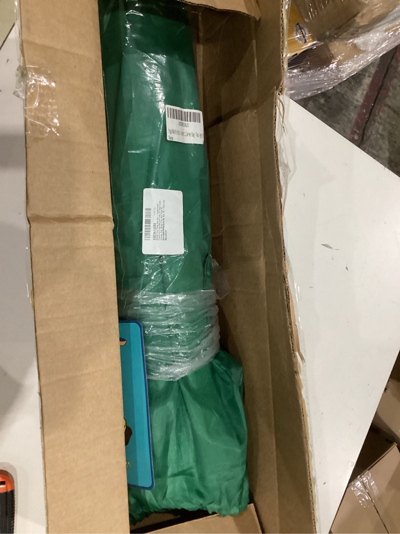Condition photo showing Good Condition for kids yoga mat set for boys & girls - doll, unicorn, mermaid, panda, dinosaur and underwater - chemical free - non-toxic - non-slip - 60 x 24 x 0.2 inches - w/ 12 yoga cards - cute carrier bag - ages 3-12