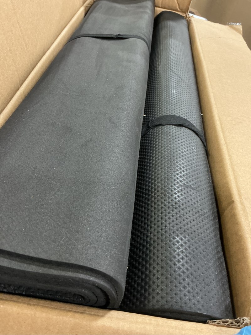 Condition photo showing Good Condition for 10 Pack Yoga Mats Bulk, 68'' x 24'' x 4mm Thick Black Yoga Mats for Kids and Adults, Anti-Slip Tear-Resistant Exercise Mat for Fitness Stretching Home Workout Gym and Studio