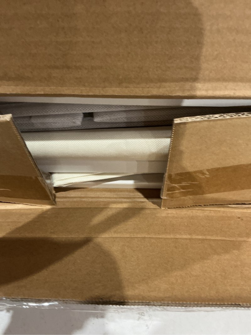 Condition photo showing As Is for laundry hamper, laundry sorter 3 section, rolling laundry basket with wheels, 3 drawers, 3 × 14.5 gal (55 l), pull-out and removable oxford fabric bags, white and beige white + beige 3 bags (40.7"l x 12.9"w x 39.8"h)