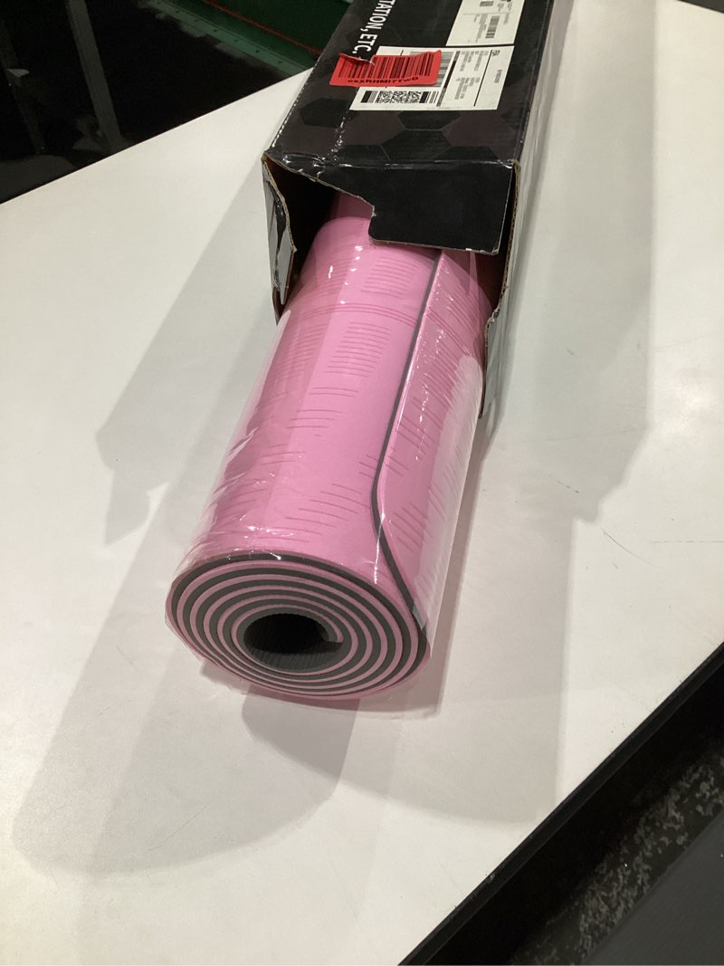 Condition photo showing Good Condition for LOLLIPOP Thick Yoga Mat, Non-Slip Exercise Mat for Yoga, Pilates, Stretching Fitness & Exercise Mat with Easy-Cinch Carrier Strap