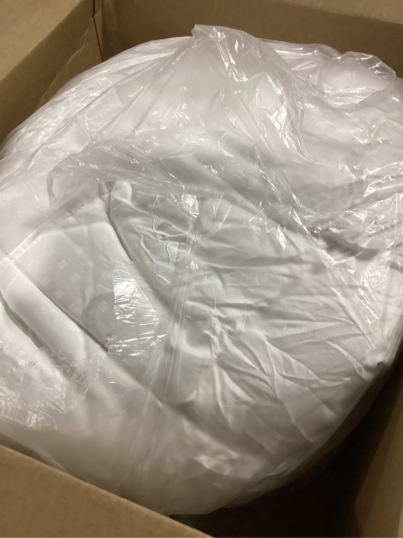Condition photo showing New/Like New for easeland full size mattress pad pillow top mattress cover quilted fitted mattress protector cotton 8-21" deep pocket cooling topper (54x75 inches, white) white full