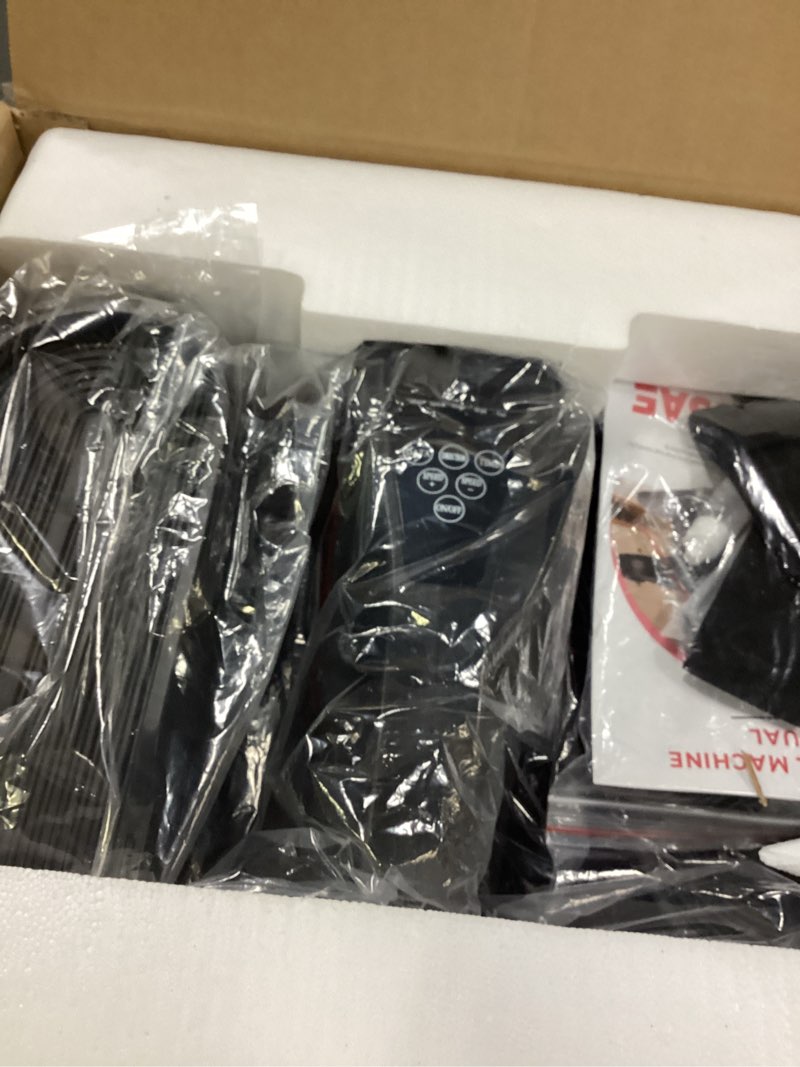 Condition photo showing Good Condition for Under Desk Elliptical Machine, Electric Elliptical Leg Exerciser While Sitting for Seniors with Upgraded 15 Speeds & 12 Auto Mode, Forward & Reverse Direction, Quiet Portable Seated Pedal Exerciser 15 Adjustable Speeds+12 Auto Modes -Black Red