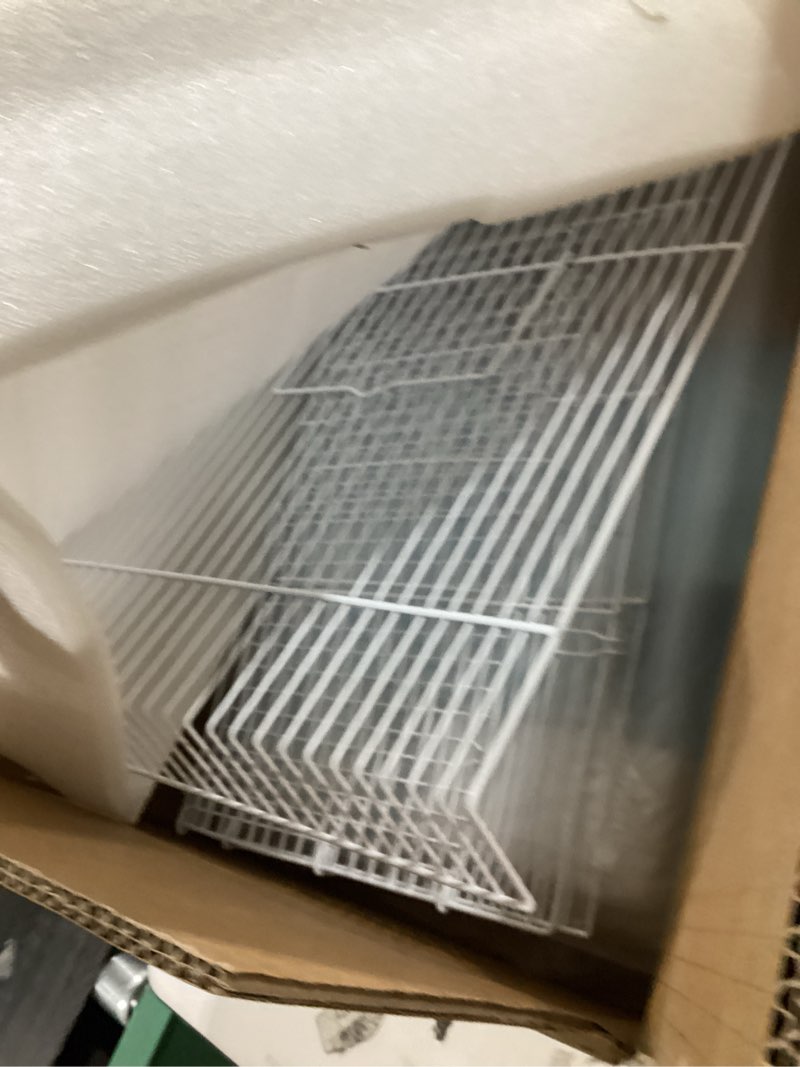 Condition photo showing Good Condition for BUCATSTATE 3 Levels Small Hamster Cage with Accessories, 8-in-1 Small Animal House for Dwarf Hamsters, Mice, Gerbils (18.5"x11.8"x11.8")