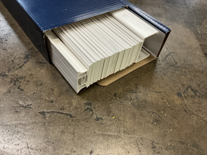 Condition photo showing As Is for LEVOLOR Trim+Go 2.5-in Slat Width 35-in x 72-in Cordless White Horizontal Blinds