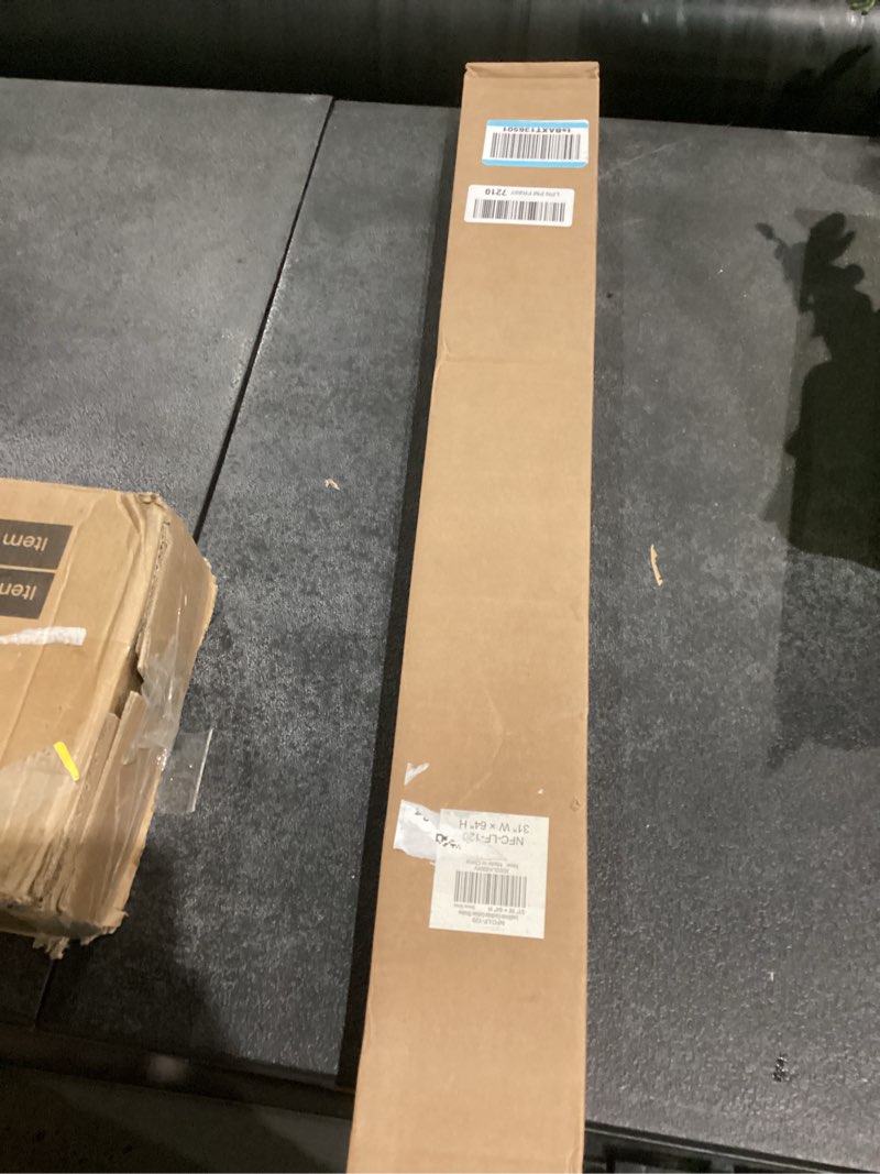 Condition photo showing New/Like New for LazBlinds Cordless Cellular Shades, No Tools No Drill Light Filtering Honeycomb Shades Pleated Blinds for Windows, 31'' W x 64'' H, Dovy Grey Light Filtering-dove Grey 31'' W x 64'' H