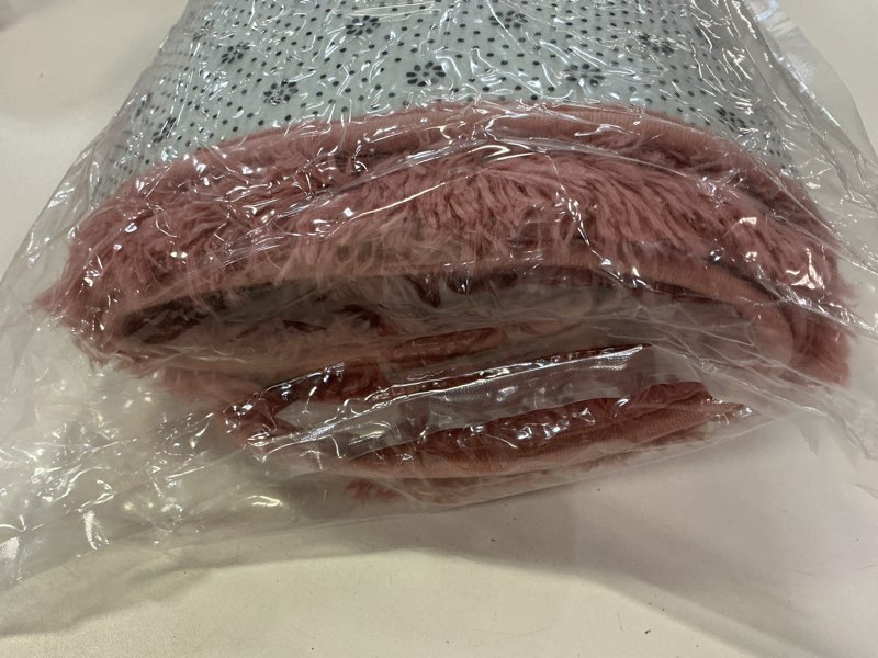 Condition photo showing Good Condition for Litanika 4x6 Shag Area Rug for Living Room Bedroom, Pea Pink High Pile Ultra Soft Plush Shaggy Furry Bedside Playroom Dorm Carpet, Non-Slip, Non-Shedding Modern Indoor Floor Rug Solid Bean Pink 4' x 6' (Rectangular)