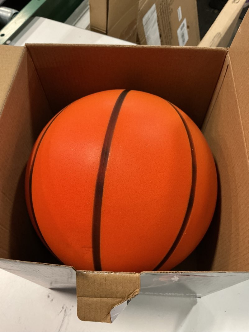 Condition photo showing Good Condition for Silent Basketball Size7, New Upgraded Weight 600g Grooved Airless Indoor Basketball, Non-derforming Package, Real Feel & Bounce Like Official Ball, Quiet Dribbling Indoor Training